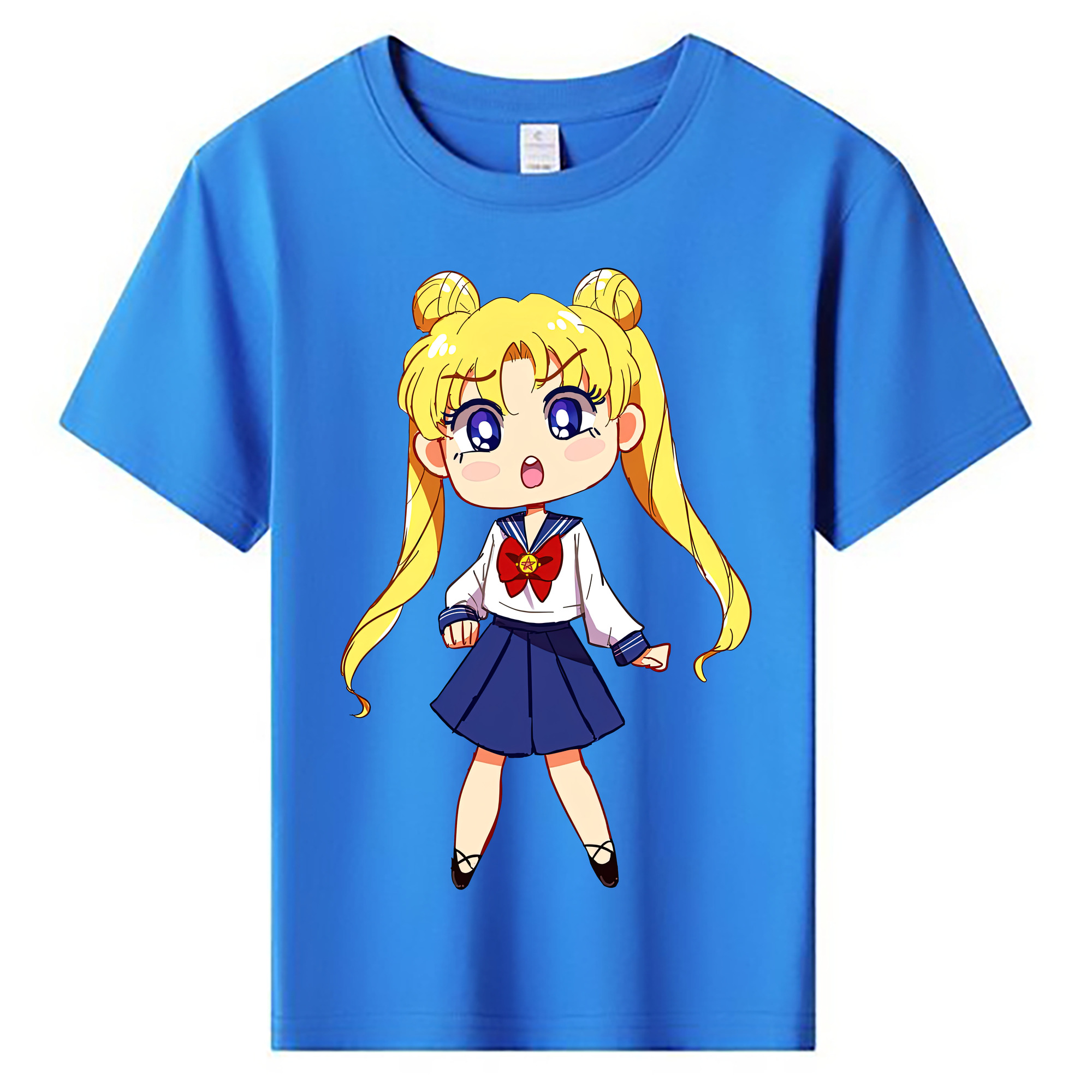 （画像用） 美少女戦士セーラームーン 愛野 美奈子 あいの みなこ Sailor Moon Aino Minako 綿100％キッズTシャツ（フロントプリント）